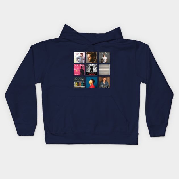 Country Albums Kids Hoodie by joeseye